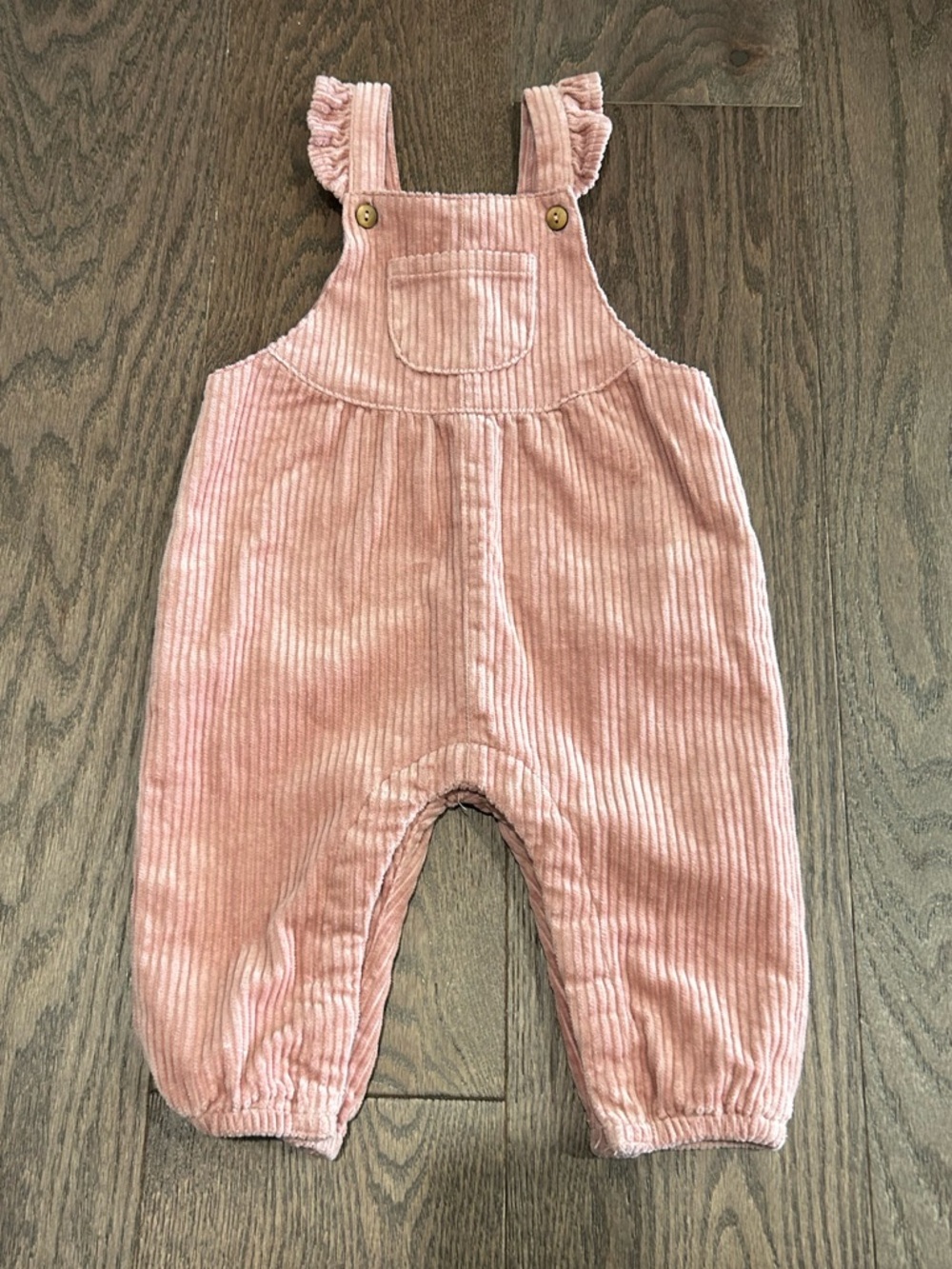 Zara Size 6-9 month Girl's Corduroy Overalls